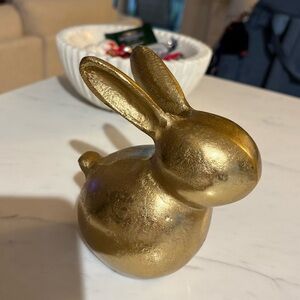 Easter Gold Bunny Figurine